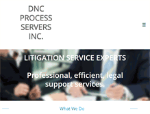 Tablet Screenshot of dncprocess.com